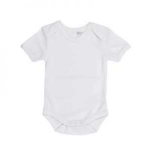 The Baby Blanks Short Sleeve Bodysuit is ideal for printing and embroidering on.  Size newborn to 12 - 18 months.  12 colours.  Great quality, printable baby clothes.