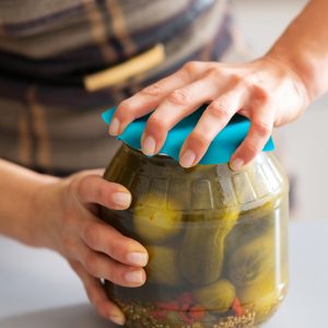 118120 TRENDS Silicone Jar Opener The TRENDS Silicone Jar Opener is a durable BPA free silicone disc that assists with jar opening. 5 colours. Up to 2 colour print. Great branded promo products.