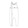 BBSR Baby Blanks Slouch Romper