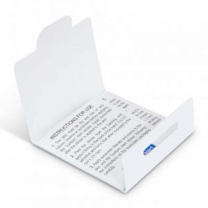 The TRENDS Sunburn Alert stickers are a pack of 4 stickers that alert when sunscreen needs to be reapplied. Full colour branding on packaging.