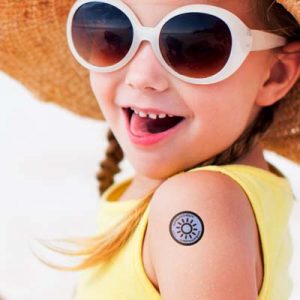 119392 TRENDS Sunburn Alert Stickers The TRENDS Sunburn Alert stickers are a pack of 4 stickers that alert when sunscreen needs to be reapplied. Full colour branding on packaging.