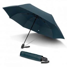 The PEROS Economist Umbrella is a high end folding umbrella.  8 panel.  3 stage steel shaft.  Navy or Black.  Print or transfer available.