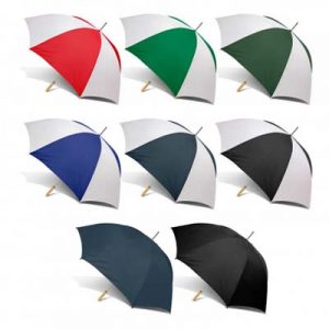 The PEROS Rookie umbrella is an affordable, 8 panel umbrella.  Wood hand grip.  7 colours.  Printing and digital transfers available for branding.
