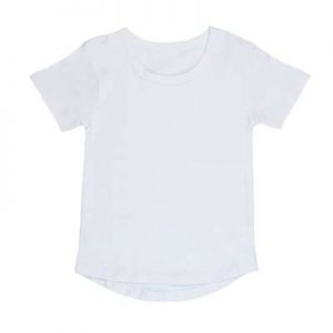 The Baby Blanks Kids Long Back Tee is a great 190gsm midweight, cotton and elastane tee.  Longer back.  9 colours.  Made to print on - retail quality.