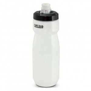 The Camelbak Podium Bike Bottle is a 700ml bottle from Camelbak. Now available to be screen printed to co-brand with your logo. 4 colours of bottles.