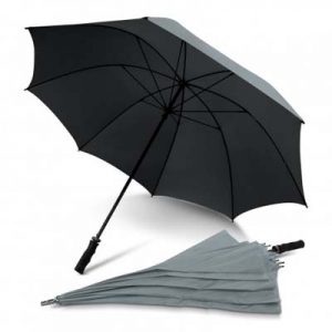 The PEROS Eagle Umbrella Silver is a reliable umbrella with UPF50+ sun protection. 8 panels. Printing available with your logo. Great branded umbrellas.