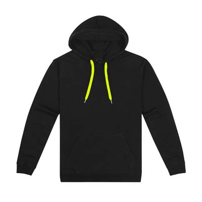 CLOKE-DCHK-ColourMe-Kids-Hoodie-Black-Neon-Yellow-F