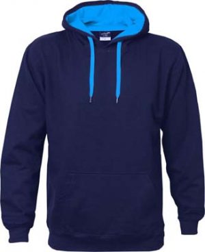 The Cloke Got Colour Hoodie is a custom coloured hoodie - contrast your hood lining and cords to match your brand colours.  XS - 5XL