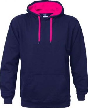 The Cloke Got Colour Hoodie is a custom coloured hoodie - contrast your hood lining and cords to match your brand colours.  XS - 5XL