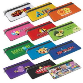 The TRENDS Puma Pencil Case is a neoprene pencil case.  Sublimation print.  40 working day lead times. Great promo product.