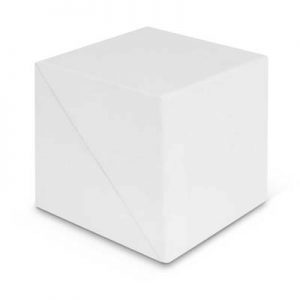 The TRENDS Desk Cube is a smart cardboard box which flips open to reveal a block of note paper and adhesive pads.  3 colours available