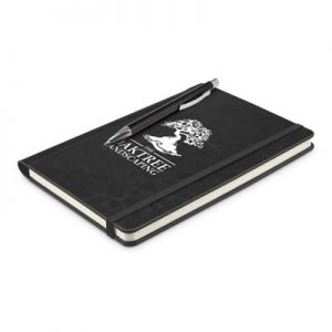 110463 TRENDS Rado Notebook with Pen The TRENDS Rado Notebook with Pen is a refined medium notebook paired with Lancer Pen. Multiple branding options.