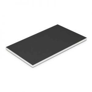 The Trends Reflex Notebook Medium is a perfect bound notebook. 2 colours - Natural and Black. Custom printing available.