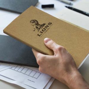 110465 TRENDS Reflex Notebook Medium The Trends Reflex Notebook Medium is a perfect bound notebook. 2 colours - Natural and Black. Custom printing available.