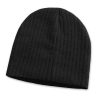 The TRENDS Nebraska Cable Knit Beanie is a stylish beanie made from acrylic yarn. 6 colours.  Great embroidered beanies for your brand.