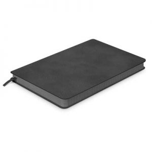 The TRENDS Demio Notebook Medium is a medium notebook with flexible PU Cover.  Pen holder.  Multiple branding options. 7 colours.