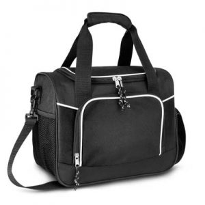 The TRENDS Antarctica Cooler Bag is a 9 litre cooler bag. 9 colours. White piping. Great branded cooler bags.
