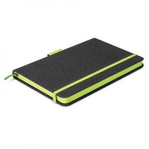 The TRENDS Meridian Notebook Two Tone is an exceptional medium size notebook with lined cream paper. 7 colours. Coloured Edge pages. Multiple branding options.