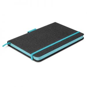The TRENDS Meridian Notebook Two Tone is an exceptional medium size notebook with lined cream paper. 7 colours. Coloured Edge pages. Multiple branding options.