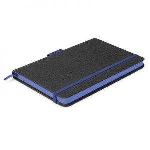 The TRENDS Meridian Notebook Two Tone is an exceptional medium size notebook with lined cream paper. 7 colours. Coloured Edge pages. Multiple branding options.