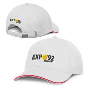 The TRENDS Swift Cap White is a premium quality, 6 panel cap. Made from white heavy brushed cotton. Contrast sandwich trim. 5 colours.