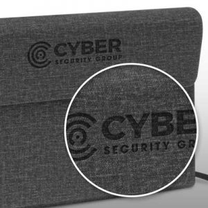 The TRENDS Stanford Notebook is an outstanding medium size notebook with large pocket on front.  Debossing or print available. 