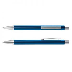 The TRENDS Lancer Pen is a retractable aluminium ball pen with shiny coloured barrels. Engraving and print available. 10 colours.