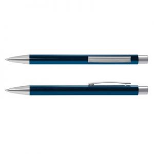 The TRENDS Lancer Pen is a retractable aluminium ball pen with shiny coloured barrels. Engraving and print available. 10 colours.