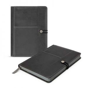 The TRENDS Melrose Notebook is a luxurious medium size notebook.  4 colours.  Great branded notebooks for your clients.