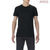 Anvil Lightweight Long & Lean T-Shirt – BLA_A1