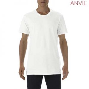 The Anvil Lightweight Long & Lean T-Shirt is 155GSM preshrunk 100% cotton tee. Sizes S - 2XL. 4 colours.