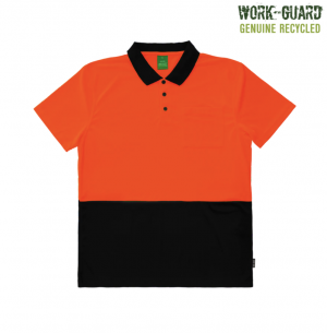 The Work-Guard Recycled Hi Vis Polo is 100% recycled polyester, Quick-Dri polo shirt. 4 colours. Sizes XS - 5XL.
