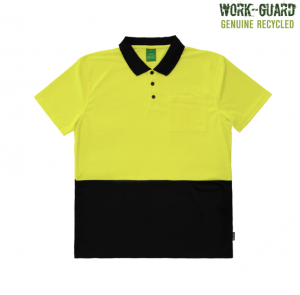 The Work-Guard Recycled Hi Vis Polo is 100% recycled polyester, Quick-Dri polo shirt. 4 colours. Sizes XS - 5XL.