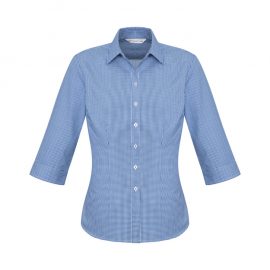 The Biz Collection Ladies Ellison 3/4 Sleeve Shirt is a cotton rich, 3/4 length sleeve, ladies shirt. Available in 4 colours. Sizes 6 - 24.