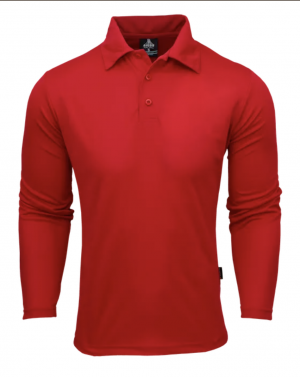 The Aussie Pacific Mens Botany Long Sleeve Polo shirt is made from 100% Driwear polyester moisture removal.  6 colours.  Great branded polos and sportswear.