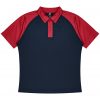The Aussie Pacific Manly Mens Polos is a 100% polyester, raglan sleeve polo. Available in 18 colours. Sizes S - 3XL, 5XL.