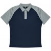 The Aussie Pacific Manly Mens Polos is a 100% polyester, raglan sleeve polo. Available in 18 colours. Sizes S - 3XL, 5XL.