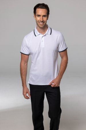 The Aussie Pacific Portsea Mens Polos is a 80% polyester, Dri-wear, short sleeved mens polo. Available in 6 colours. Sizes S - 3XL, 5XL.