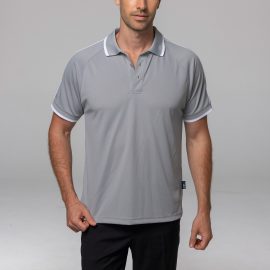The Aussie Pacific Double Bay Mens Polos is a 100% polyester, Dri-wear, short sleeve mens polo. Available in 5 colours. Sizes S - 3XL, 5XL.