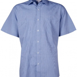 The Aussie Pacific Toorak Mens Shirt Short Sleeve is a 65% polyester, mini-check shirt. Available in 3 colours. Sizes XXS - 5XL.