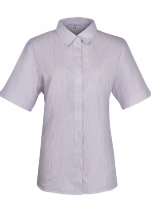 The Aussie Pacific Henley Lady Shirt Long Sleeve is a 65% polyester/35% cotton striped ladies shirt. Available in 3 colours. Sizes 4 - 26.