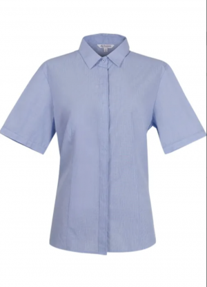 The Aussie Pacific Grange Lady Shirt Short Sleeve is a 65% polyester/35% cotton, micro-check ladies shirt. Available in 3 colours. Sizes 4 - 26.