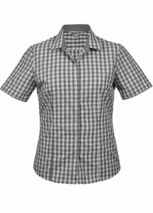 The Aussie Pacific Devonport Lady Shirt Short Sleeve is a 65% polyester/35% cotton slim line fit ladies shirt. 2 colours. Sizes 4 - 26.