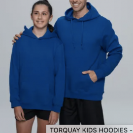 The Aussie Pacific Torquay Kids Hoodie is a 80% cotton, fleeced kids hoodie. Available in 8 colours. Sizes 4 - 16.