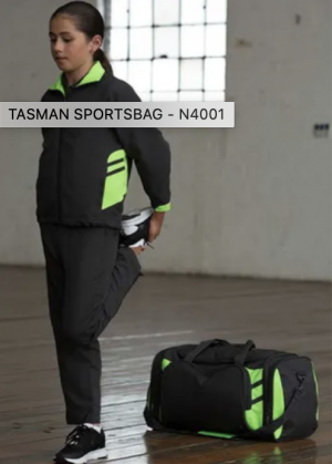 4001 The Aussie Pacific Tasman Sportsbag is a multi-compartment sports bag with padded shoulder straps for support. Available in 19 colours. One size.