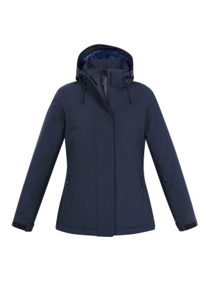 The Biz Collection Ladies Eclipse Jacket is a waterproof, quilted, long length ladies jacket with detachable hood. Available in 2 colours. Sizes S - 2XL.