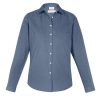 The Biz Collection Ladies Memphis Shirt is a 60% cotton, semi-fitted, long sleeve shirt. Available in 5 colours. Sizes 6 - 26.