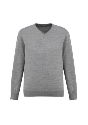 The Biz Collection Mens Roma Pullover is a 50% merino wool/50% acrylic, v-neck pullover jumper. Available in 4 colours. Sizes XS - 5XL.