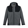 ZJ310 Syzmik Unisex Streetworx Stretch Waterproof Jacket charcoal/black