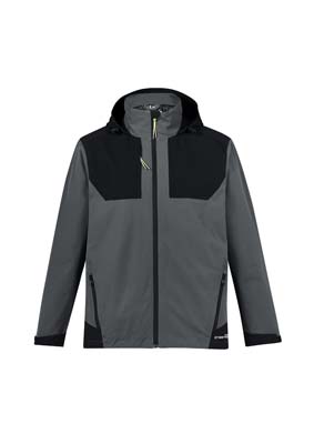 The Syzmik Unisex Streetworx Stretch Waterproof jacket is a 100% polyester, lightweight waterproof jacket.  Seam sealed.  4 way stretch. 2 colours.